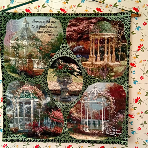 Thomas kinkade garden scene - thomas,