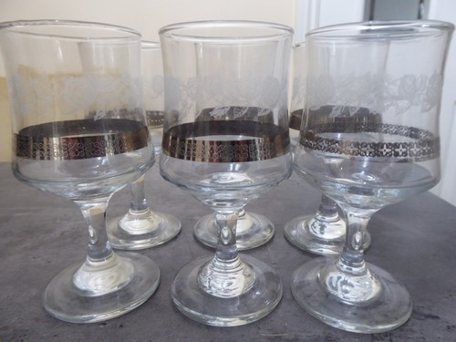 Silver trim sherry - 6,