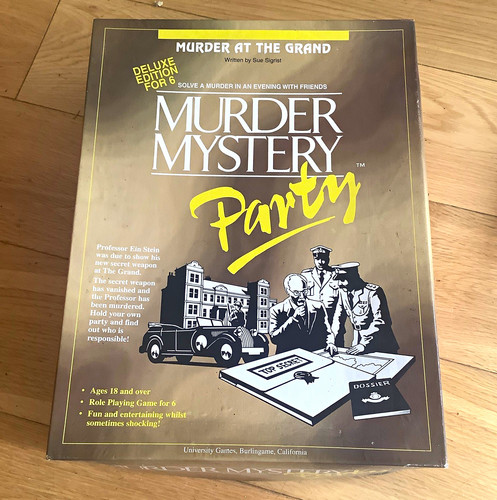 Murder mystery party - murder,