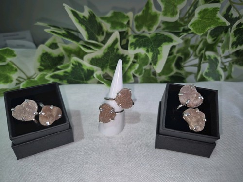 Natural pink amethyst dual - pink,