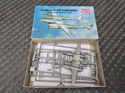 Minicraft model kits 38j - model, p-38j