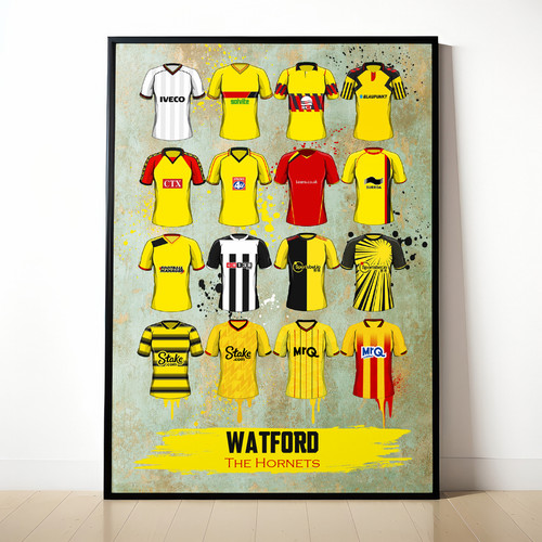 Watford painted shirt - watford,