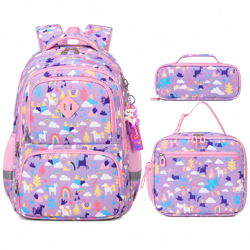 Kawaii kids backpack set 3pcs - kawaii,