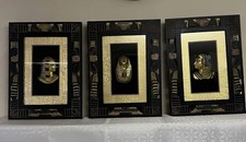 Vintage Egyptian Wall Art Trio