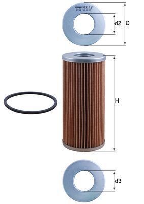 Mahle 12d oil - 12d, fits