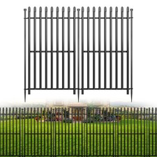 Metal Garden Fence 10 Panels