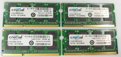 16gb 4gb crucial pc3 - 16gb, pc3-10600
