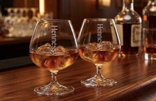 Pair hennessy cognac brandy - of,