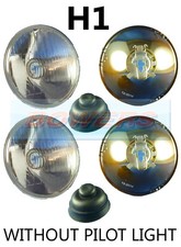 5.75" 5 3/4" CLASSIC CAR SEALED BEAM HEADLAMPS HEADLIGHTS HALOGEN H1 CONVERSION