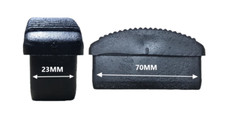 PAIR OF 23MM X 70MM REPLACEMENT LADDER / STEP LADDER FEET RUBBER GRIPS 