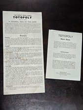 Totopoly Vintage Board Game
