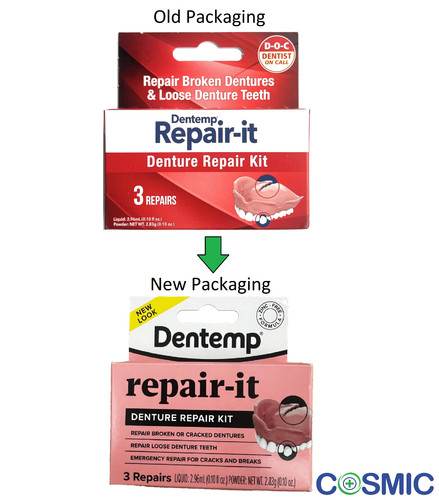 Dentemp denture repair - denture,