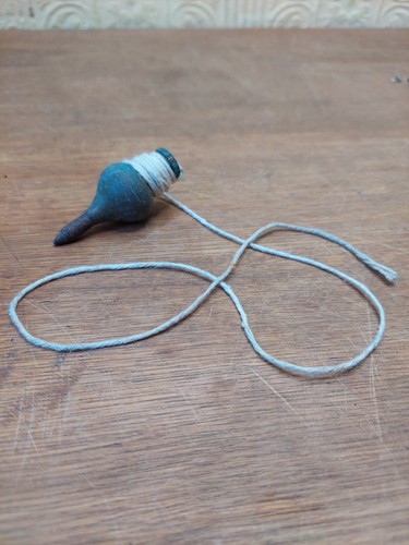 Antique brass plumb - plumb, with