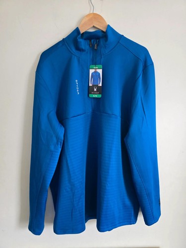 Spyder zip top blue - blue,
