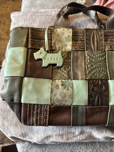 Radley leather brown green - radley,