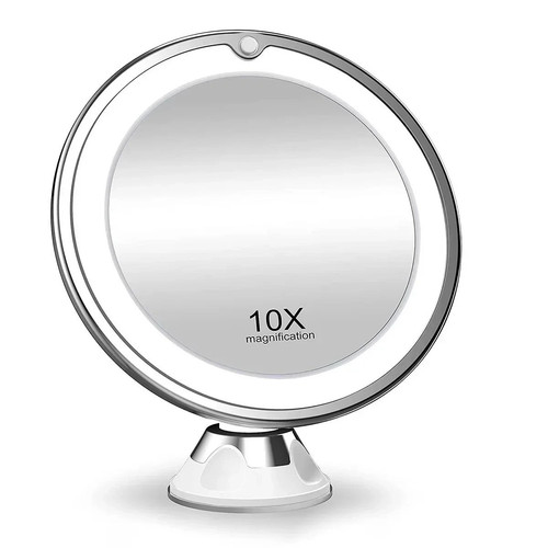 10x magnifying mirror with led - magnifying,