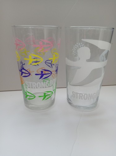 Strongbow pint glasses - strongbow,