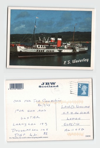 Postcard waverley paddle - postcard,