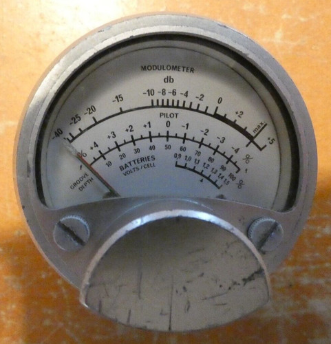 Modulometer for stereo nagra - modulometer,