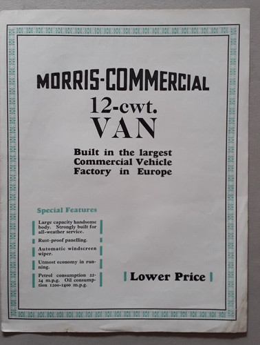 Morris commercial cwt - commercial, 12-cwt