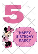 Minnie Mouse Disney Edible