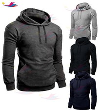 Mens Hoodie Plain Hooded Sweat