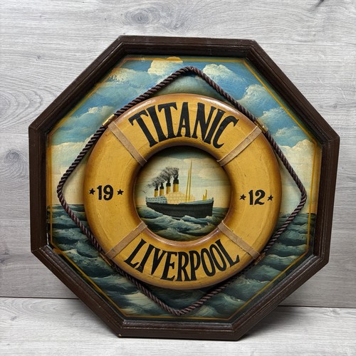 Titanic liverpool hand painted - titanic,