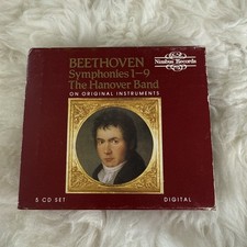 Beethoven 9 Symphonies THE HANOVER BAND ROY GOODMAN MONICA HUGGETT Nimbus 5 CD