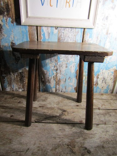 Antique elm wood - antique, stool