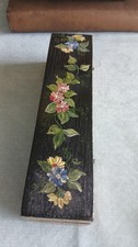 Hand Painted Wooden Box With