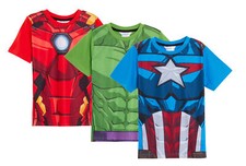 Boys 3 Pack Avengers T-Shirts