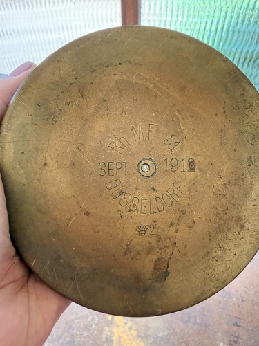 Vintage brass shell - vintage, sept