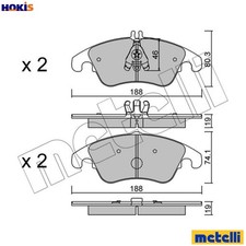 BRAKE PAD SET DISC BRAKE