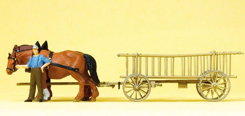 Horse drawn rack - drawn, wagon