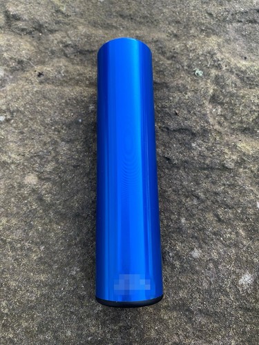 Blue can airsoft training - can,