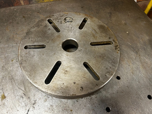 Lathe faceplate 12 - d1-4, faceplate.