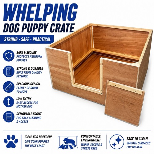 Extra large wooden dog - wooden,