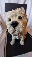 Large 23cm West Highland Terrier figurine ornament by Leonardo Westie lover gift