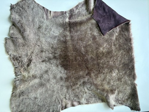 Two sheepskins suede leather - suede,