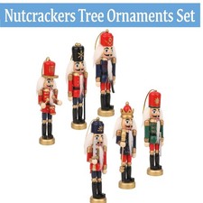 6 Pcs Wooden Christmas Tree