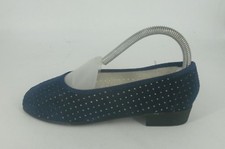Sedagyl Navy Textile Low Heel