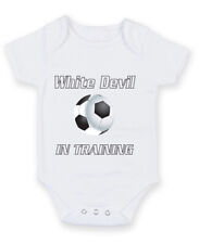 Leeds in Training FOOTBALL BABY GROW BABY VEST GIFT PRESENT