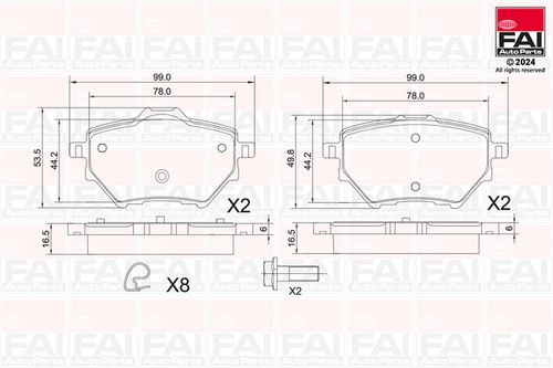 Fai bp157 rear brake - fai,