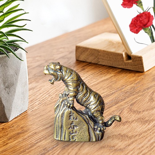 Mini tiger statue - mini,