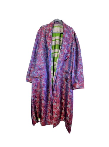 Vintage silk brocade - silk, robe