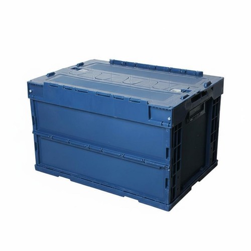 50l plastic crate solid - solid, color