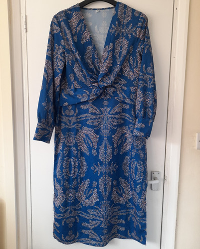 Size blue beige floral - m,
