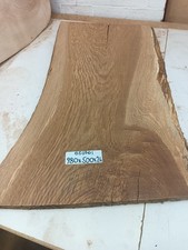 980x500x24mm Natural/Waney Edge Character English Brown/Tiger Oak Plank 050901