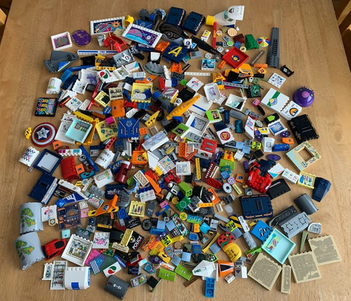 Lego printed stickered - lego,