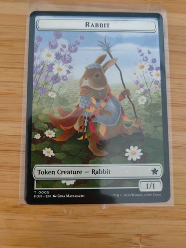 Mtg rabbit soldier - mtg,